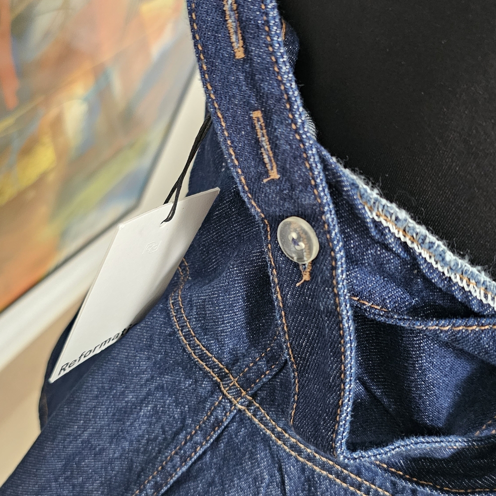 Reformation Dark Blue Denim Tank Top - Picture 4 of 4
